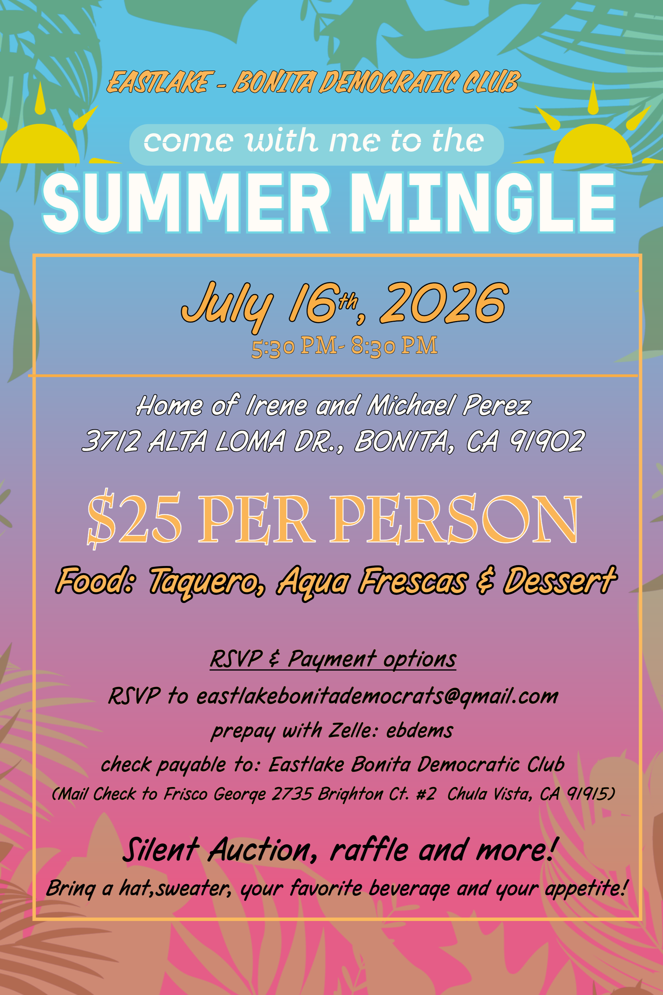 EB Dems 2026 Summer Mingle