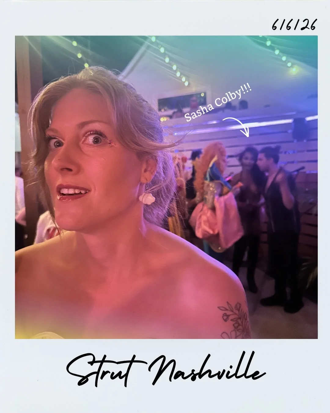 #TBT to last month&rsquo;s @strut_nyc event in Nashville where I wore my Pride corset and got spaghetti in my shoes. (You had to be there.)

Any local #NashvilleQueens looking for someone to rhinestone their lewks? I&rsquo;m highly interested in bein