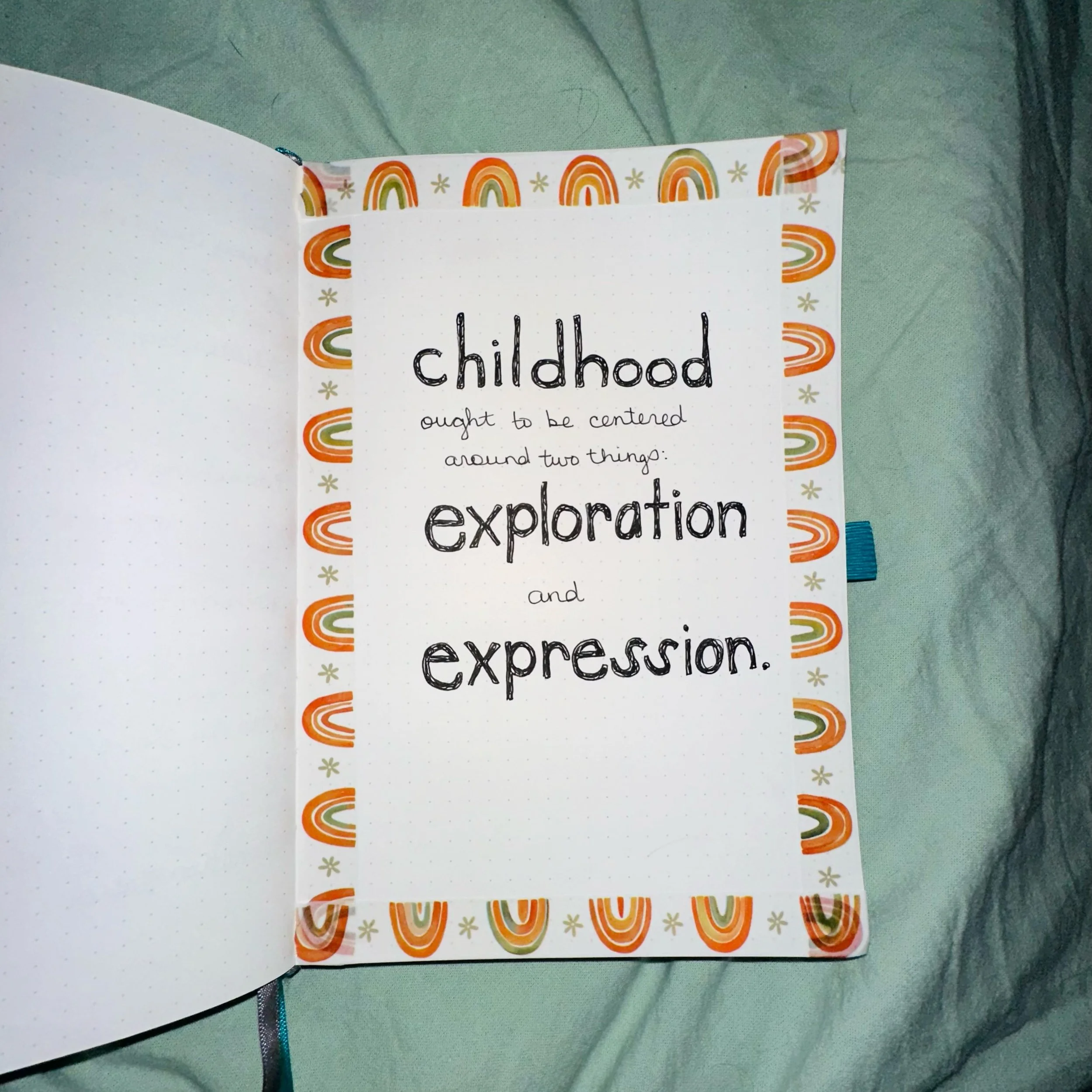 Had a thought. Wrote it down. What&rsquo;s your take? 👇

#childhood #journal #socialemotionallearning