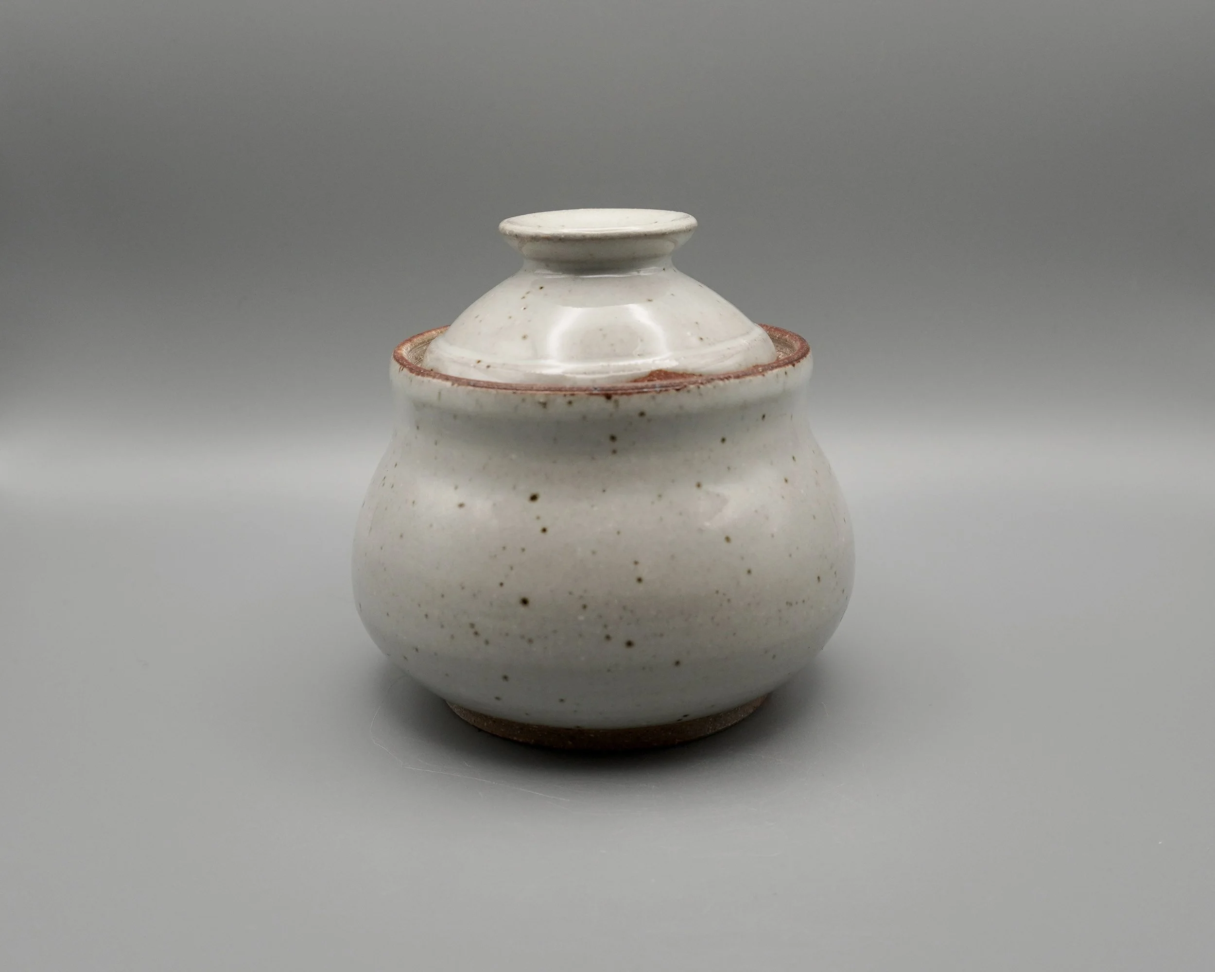 White Lidded Jar