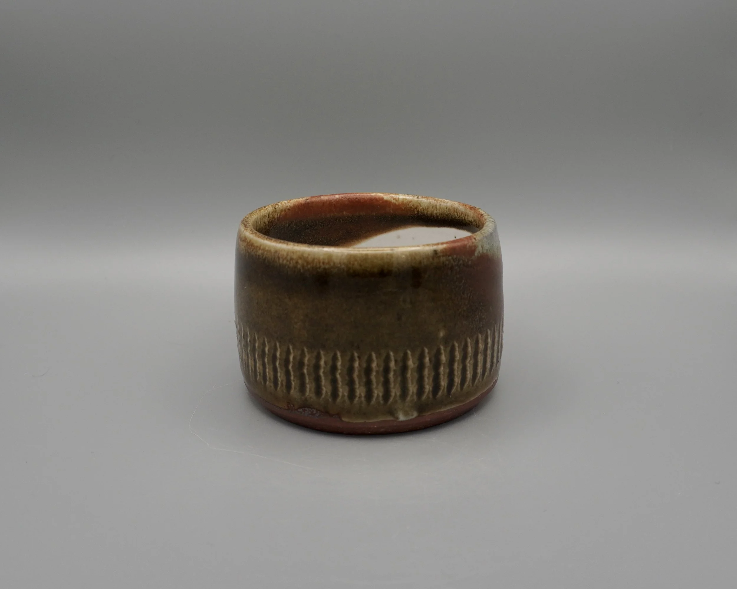 Amber and White Cup 6
