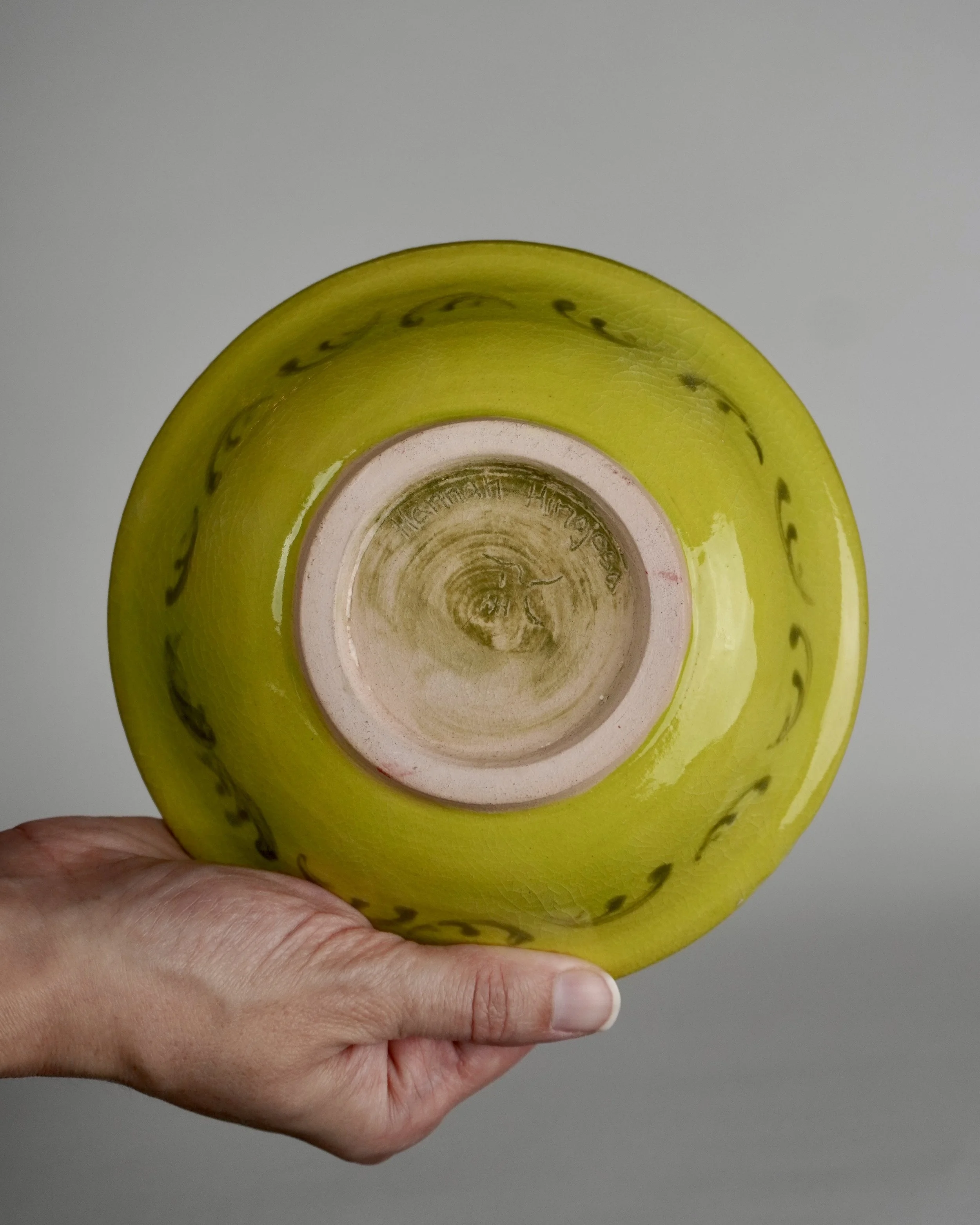 Bowl 2026 Rosemaling Red and Yellow 2.JPG