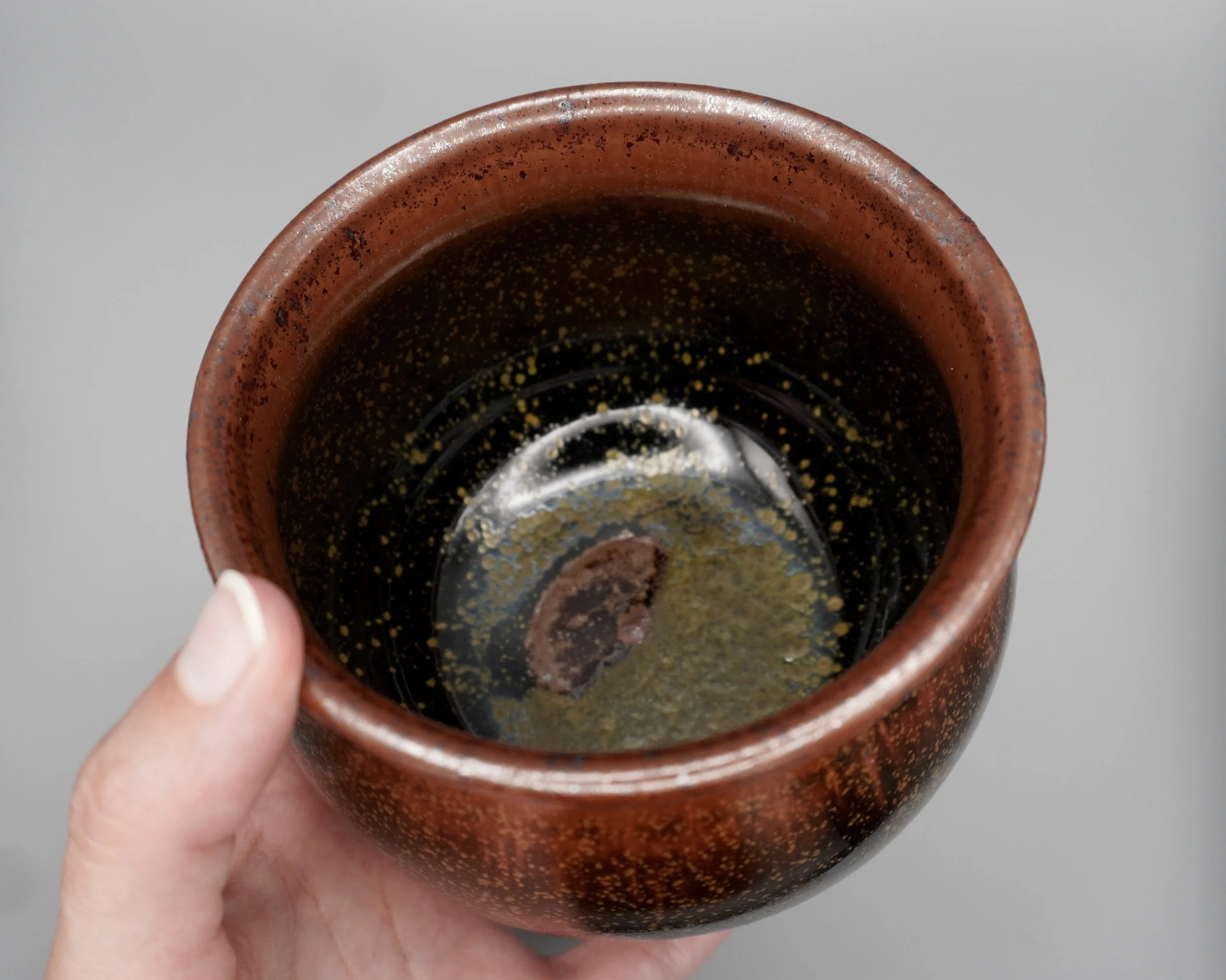 Tenmoku Amber Stars Vase 1 (23) 6.JPG