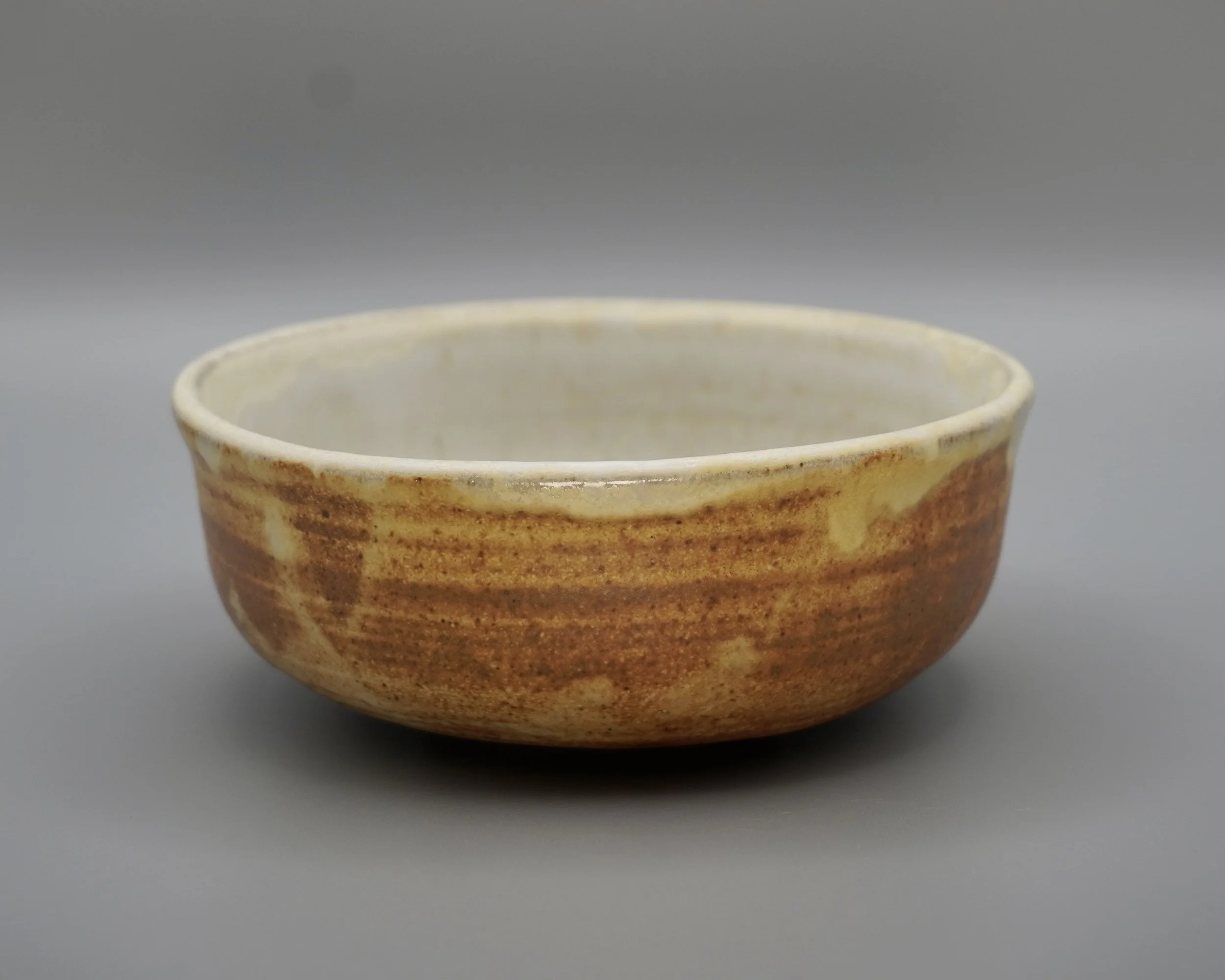 White and Wicker Bowl
