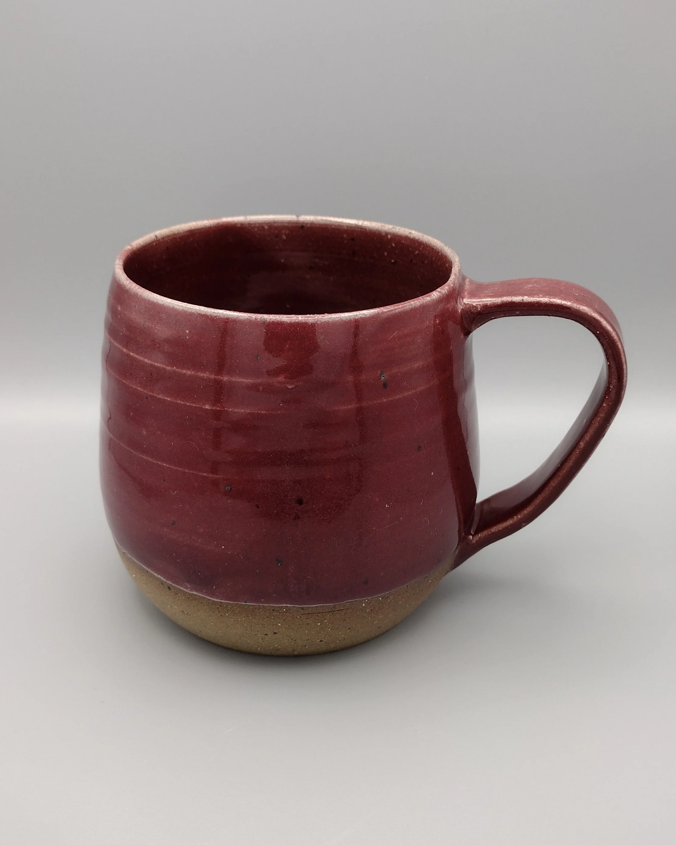 Burgundy Dewdrop Mug