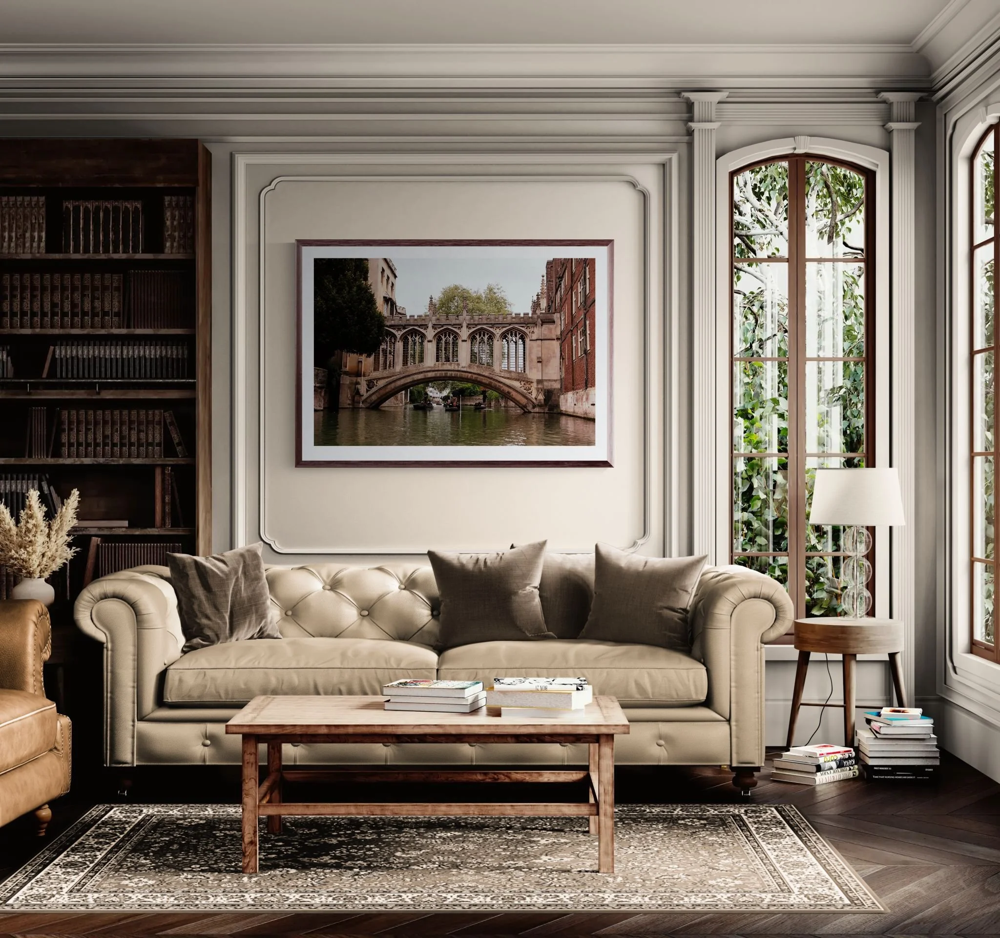 Traditional living room with decorative mouldings.jpeg
