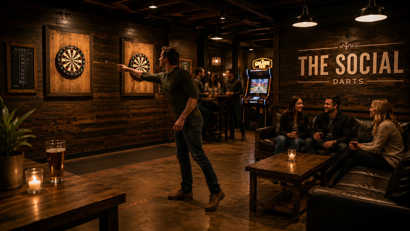 Darts + Game Machines