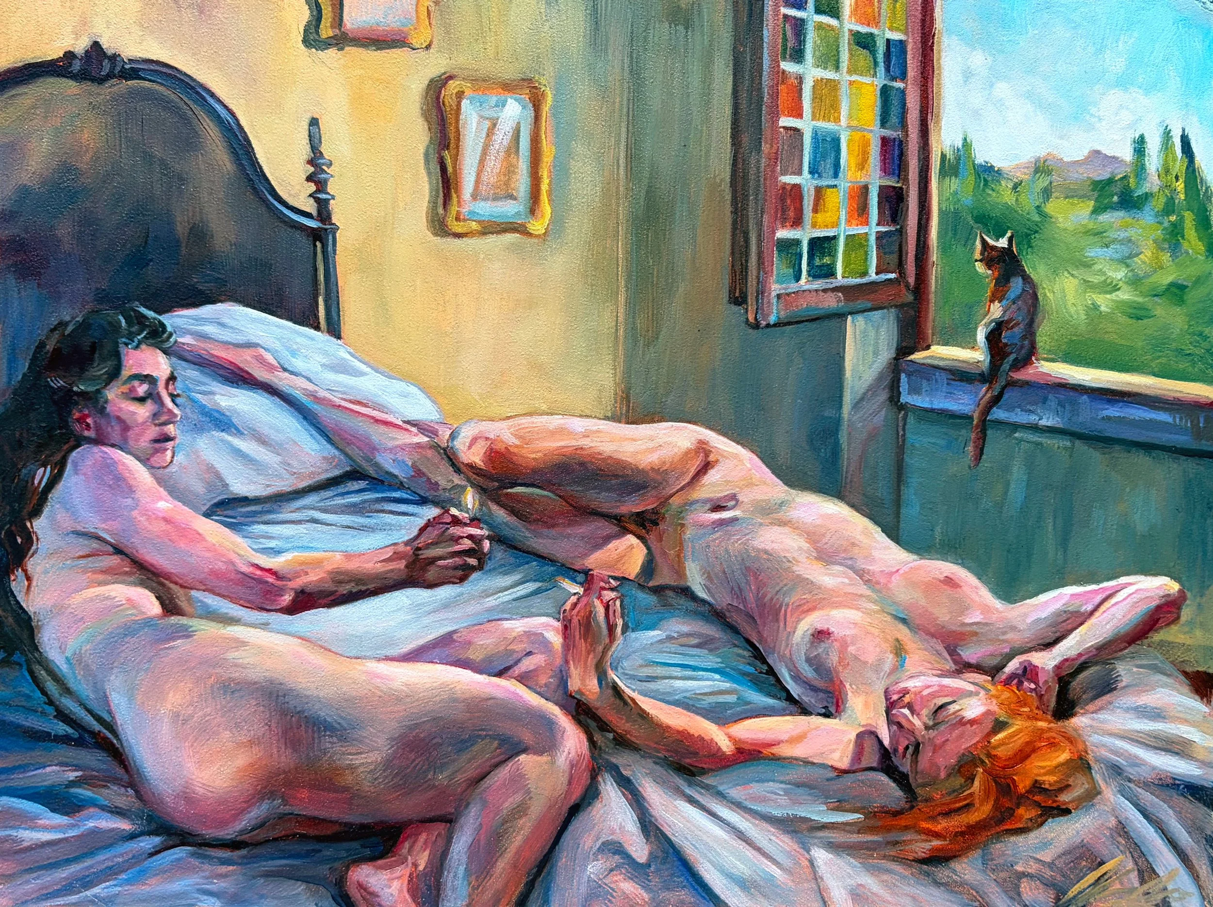 Ease, 2026, oil on panel
