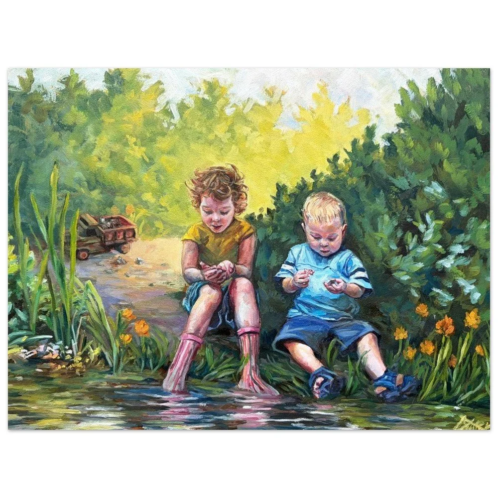 Pebbles - 6x8″