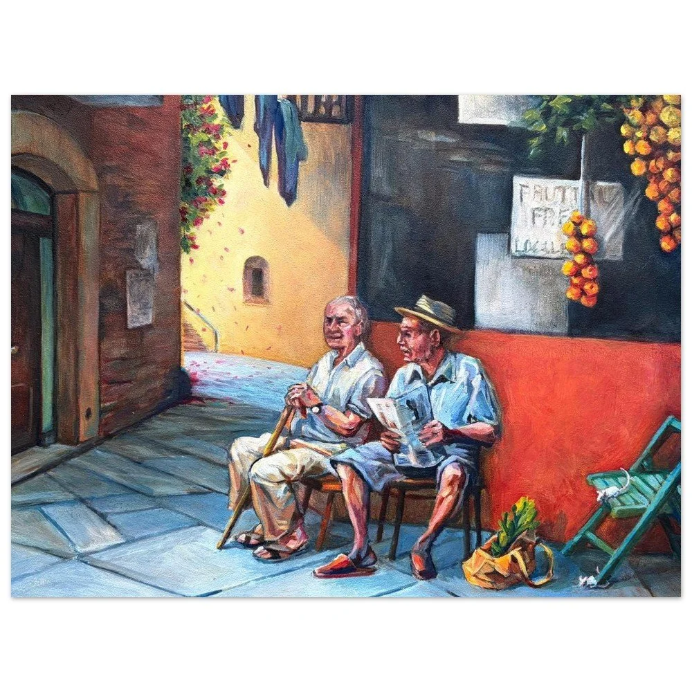 Afternoon Chat - 6x8″