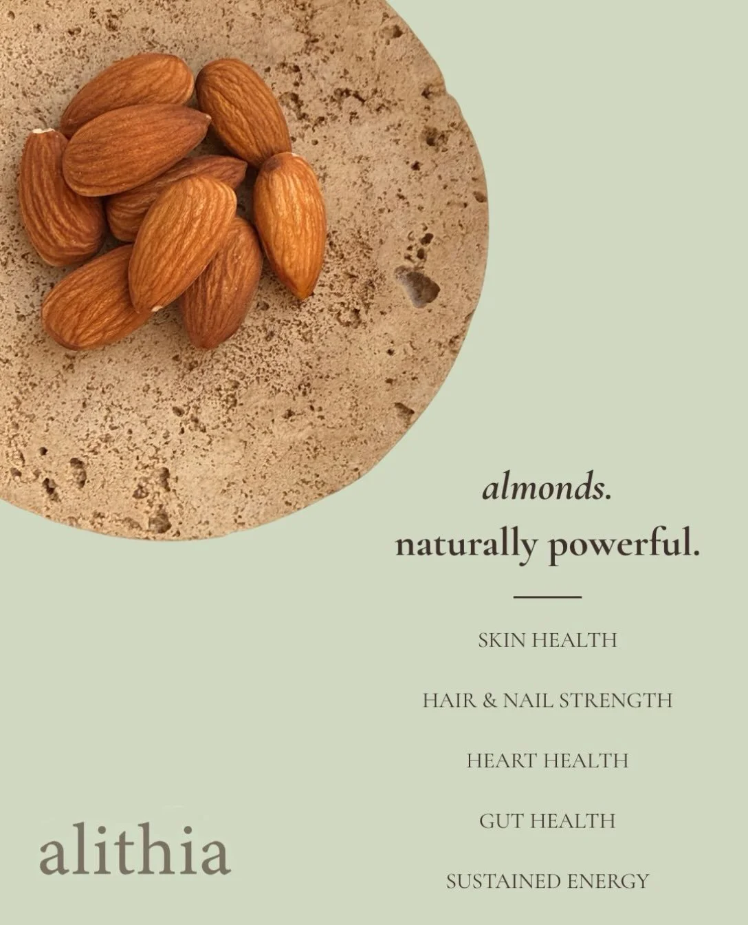 Almonds are one of nature&rsquo;s most remarkable ingredients. 🌱

Rich in vitamin E, healthy fats, plant protein and fibre, they&rsquo;re a simple ingredient with extraordinary nutritional value.

It&rsquo;s one of the many reasons we&rsquo;ve chose