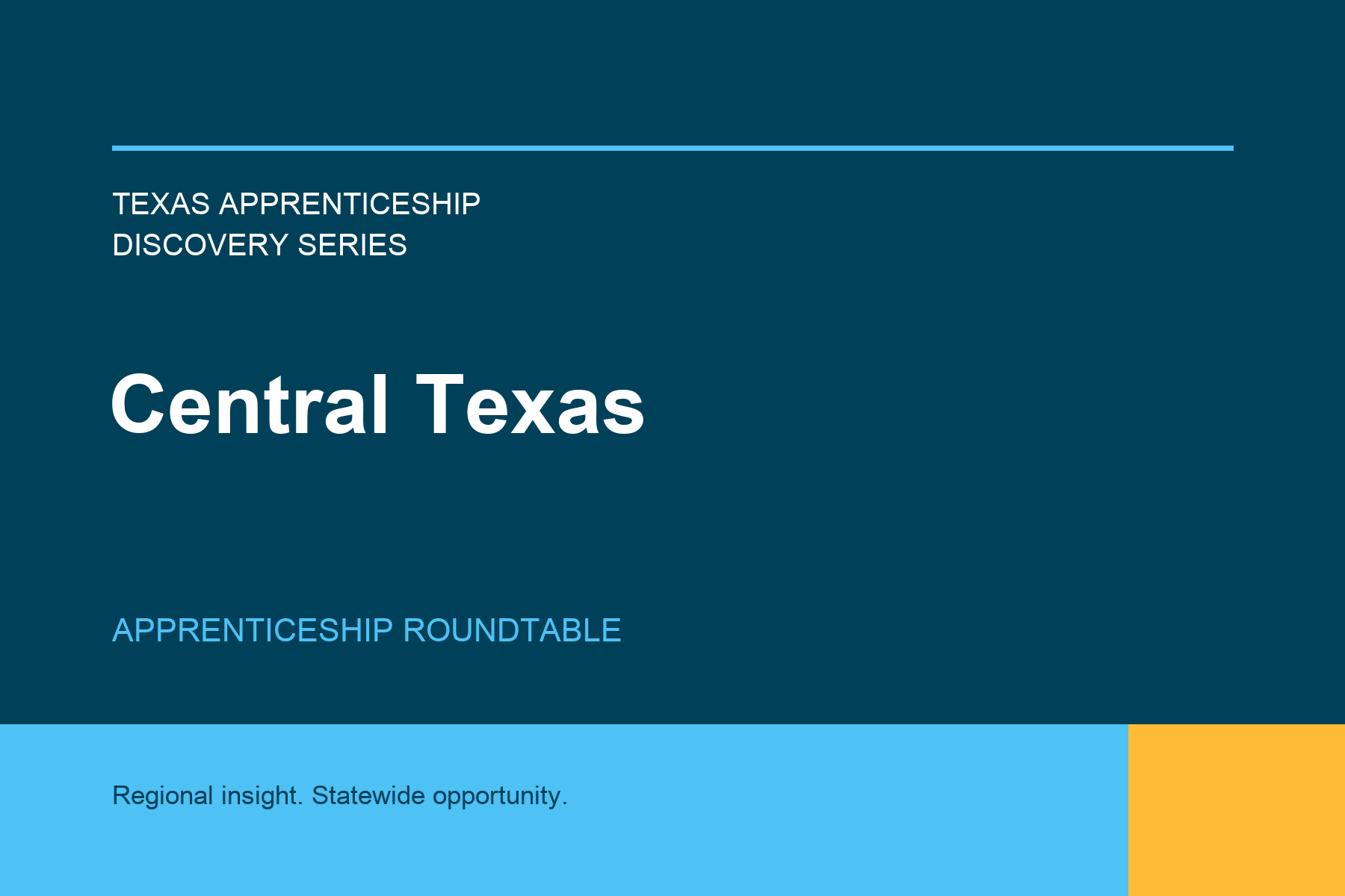 Central Texas Apprenticeship Roundtable
