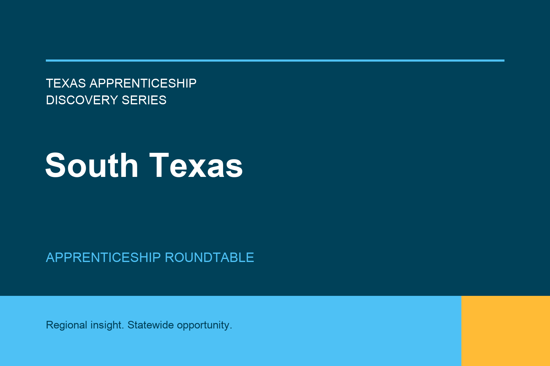 South Texas Apprenticeship Roundtable