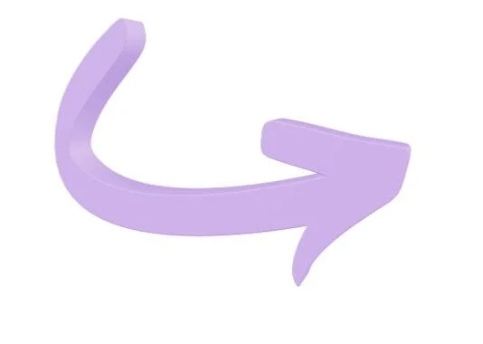 Purple curved arrow pointing to the right.