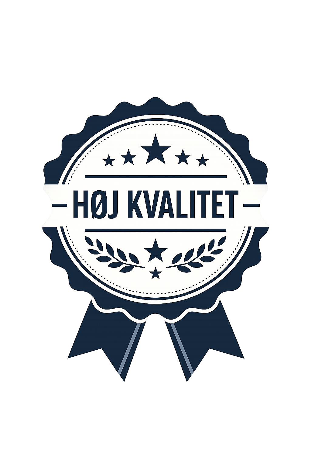 Kvalitetsmærke, der symboliserer Tæpperensernes fokus på høj kvalitet, grundighed og professionel tæpperens.