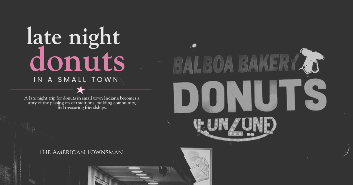 Late Night Donuts in a Small town