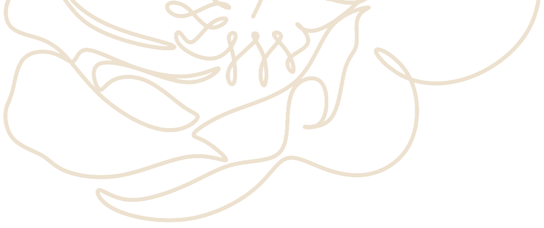 Line drawing of a rose with the words "Love Life" inside the flower.