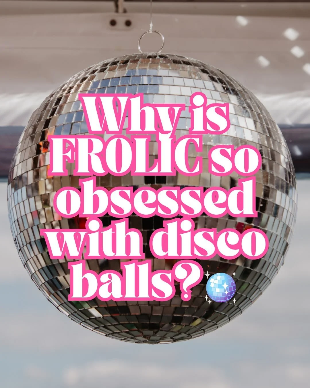 More disco ball energy, always 🪩✨