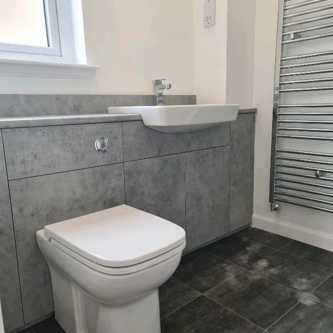 Chicago Concrete Bathroom Unit.