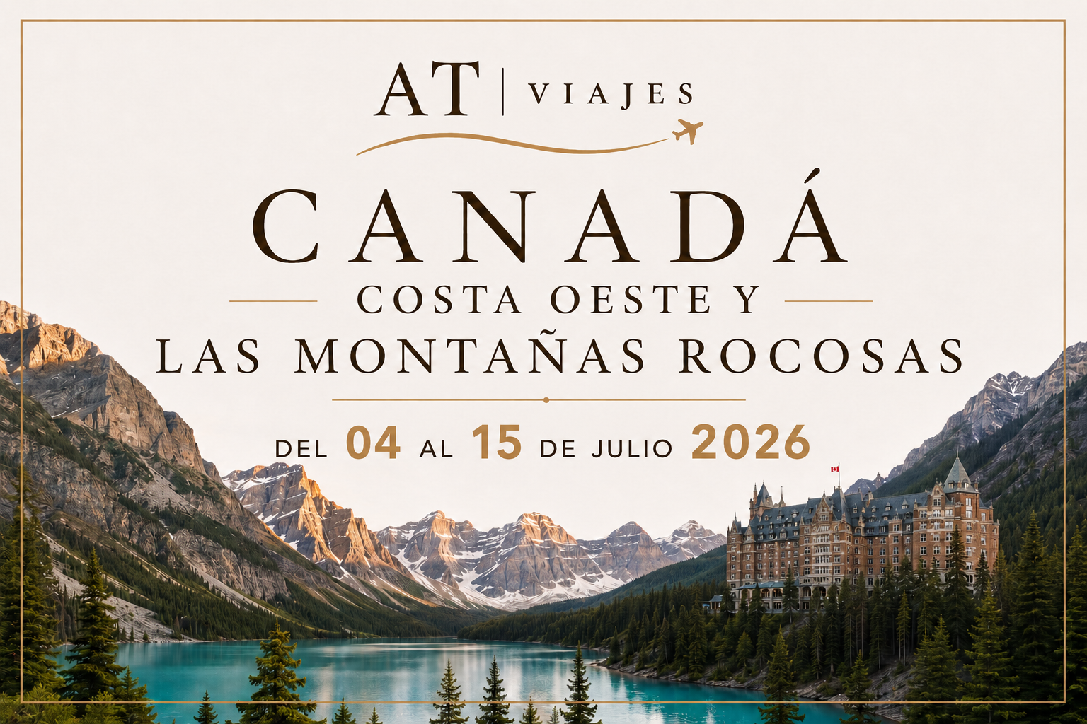 Canadá Costa Oeste del 04 al 15 de Julio 2026