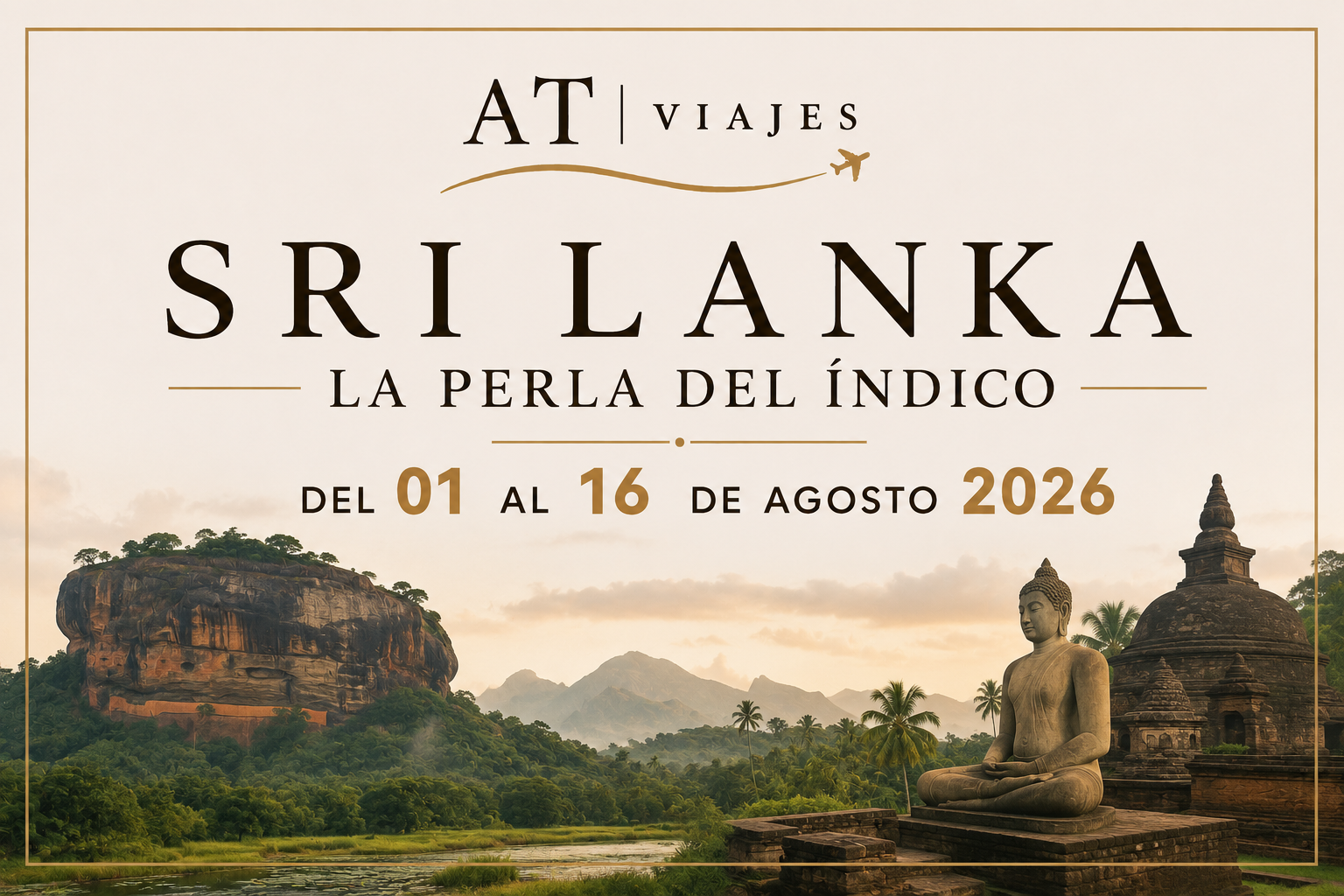 Sri Lanka del 01 al 16 de Agosto 2026