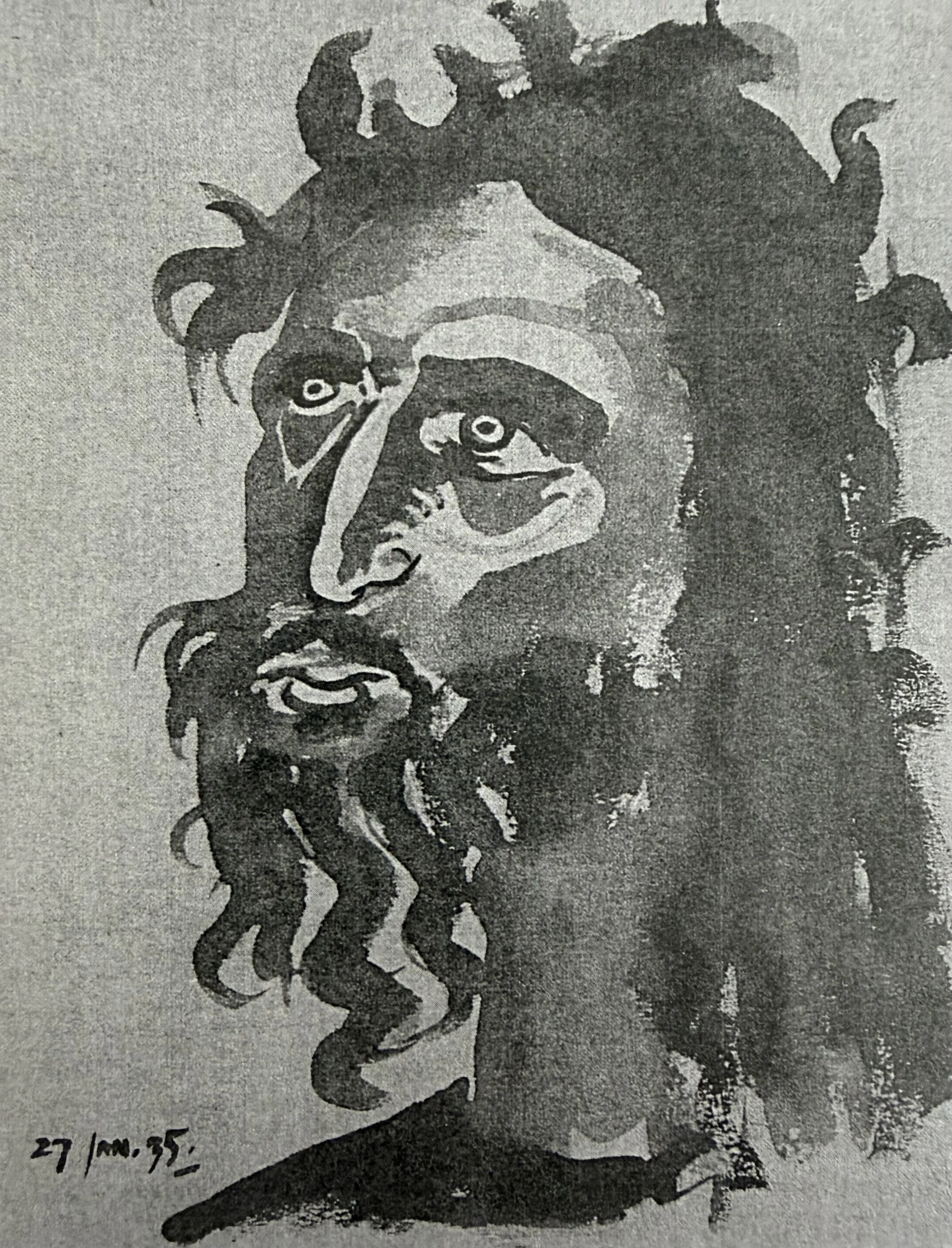 St.John the Baptist. Brush & Ink (12.5"x8.5")
27th January, 1935