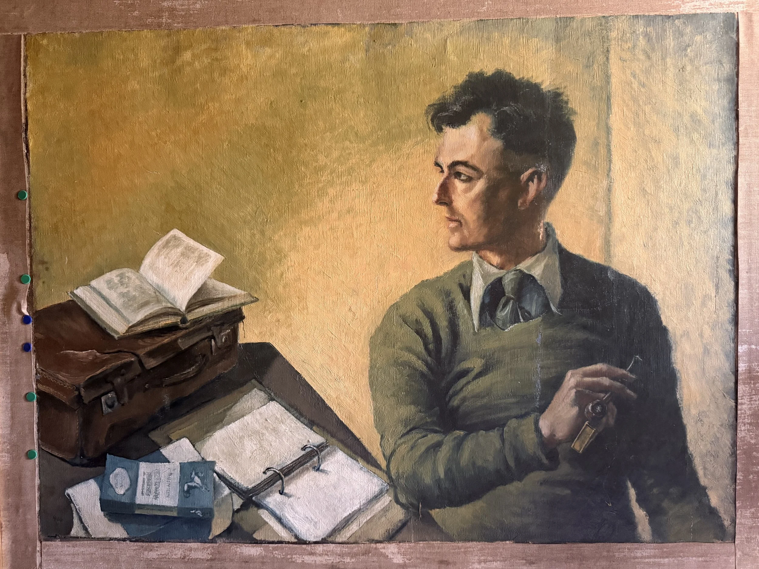 Self portrait. Oil on canvas, Circa 1930