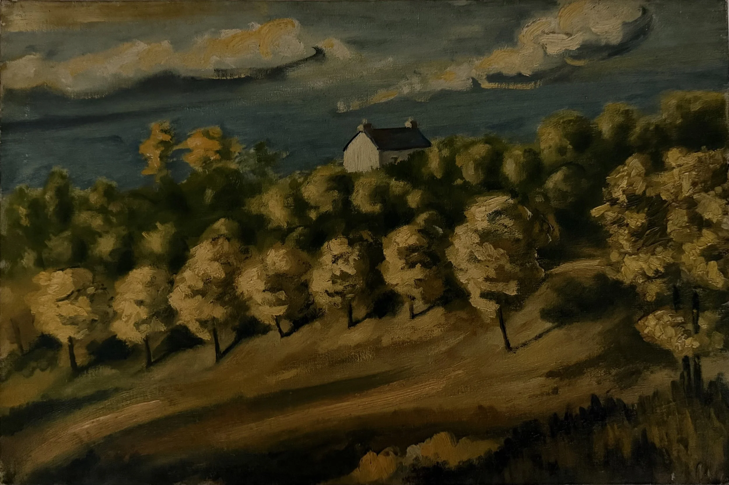 Tupton. Oil on board (18"x12")
1938