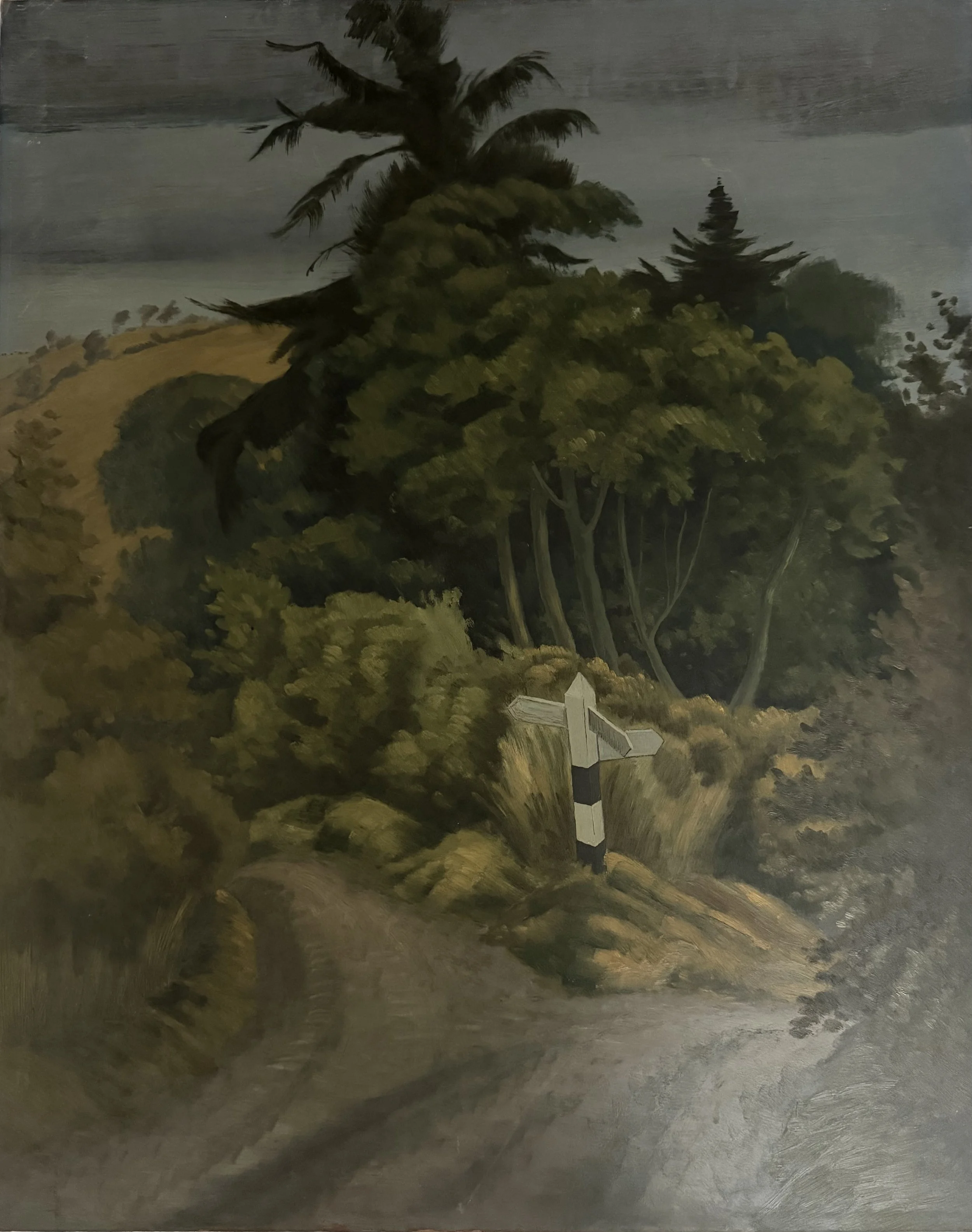 The Fingerpost. Acrylic on board (30"x24")
1969