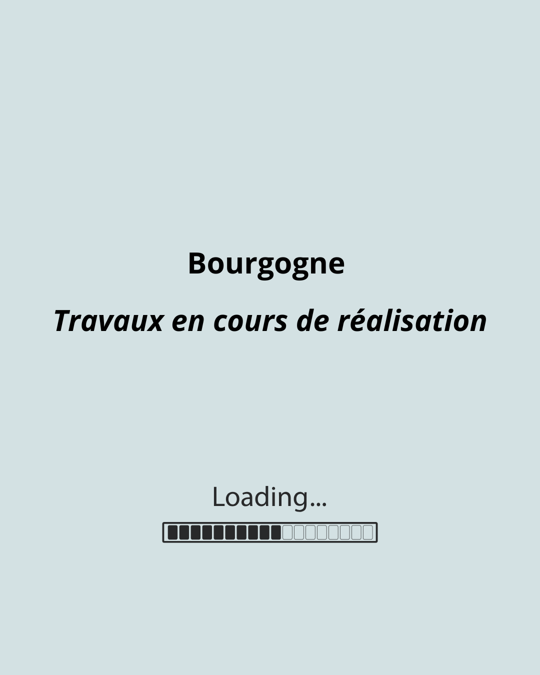 Bourgogne (en cours de réalisation)