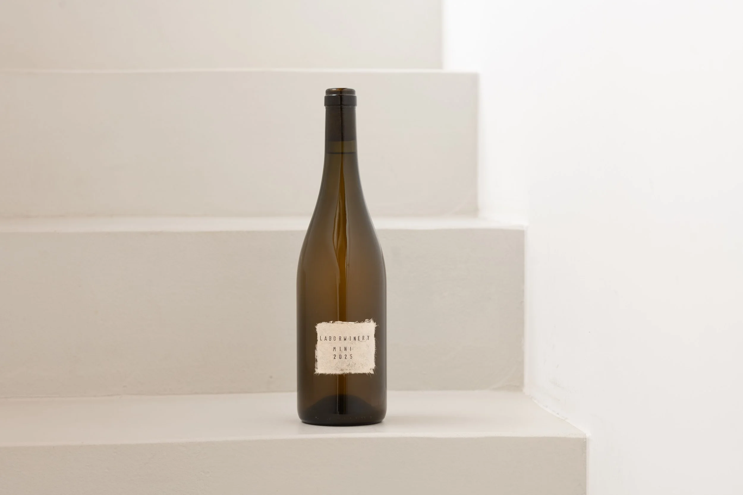 Low-intervention  natural single-vineyard wine Tramini vintage 2024 Szekszárd Wine Region Hungary loess soil fruity fresh vibrant handcrafted bottle of white wine