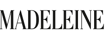 Der Name 'MADELEINE' in schwarzer Schrift auf weißem Hintergrund.