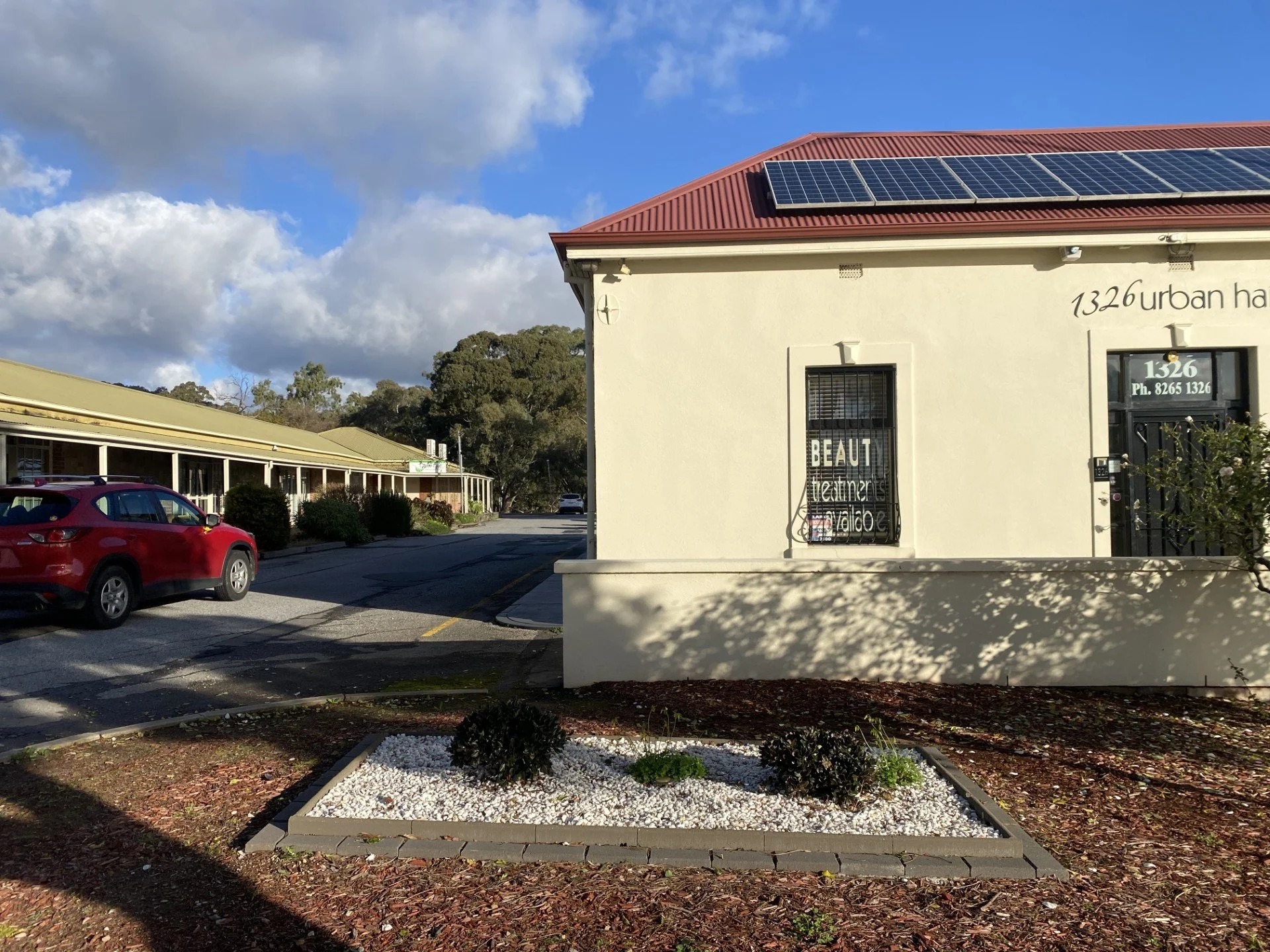 Tea Tree Gully site - driveway.
