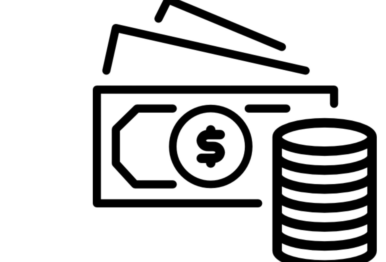 Le dessin illustre le processus budgétaire.