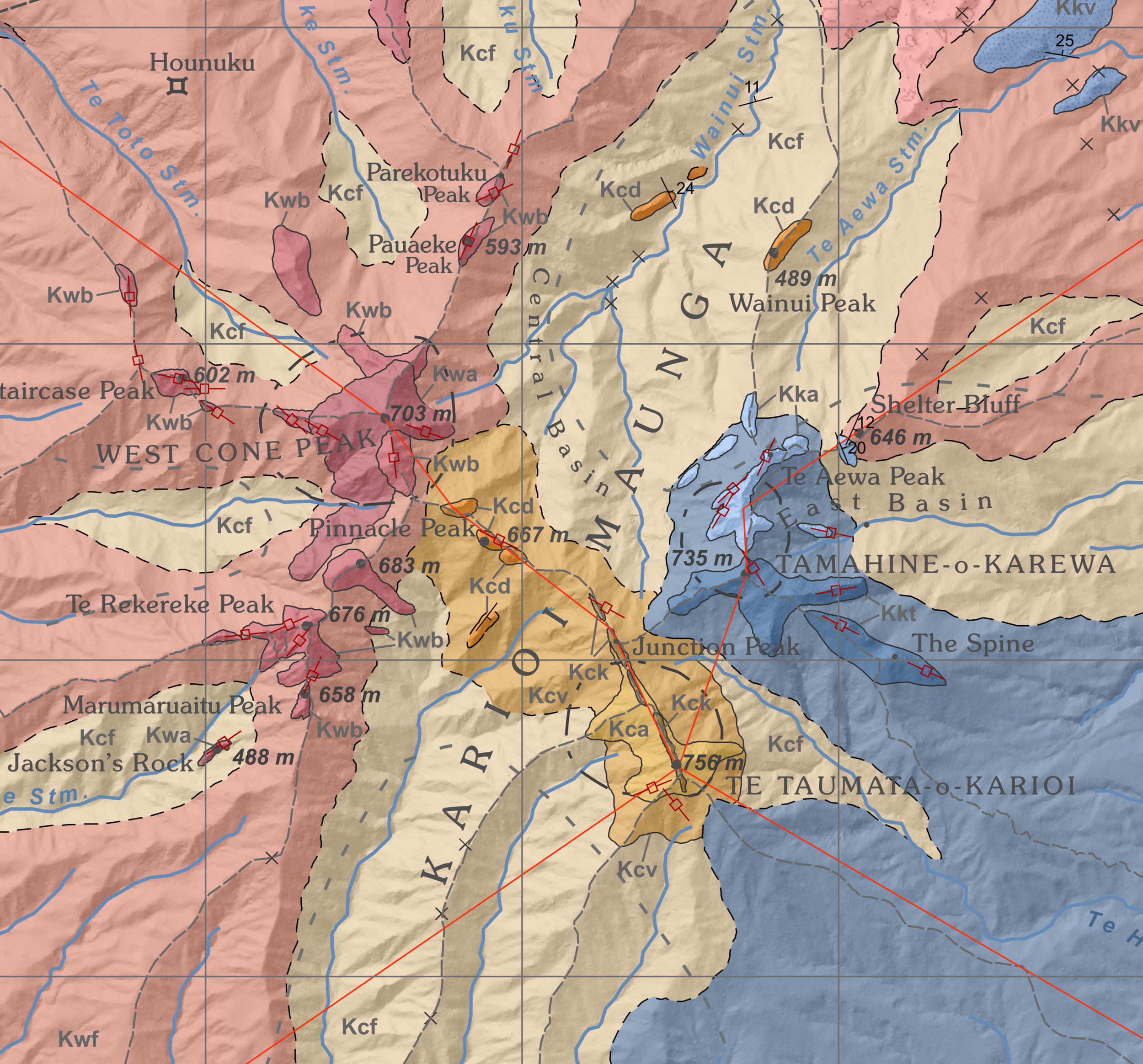 Karioi Geological Map (poster version)