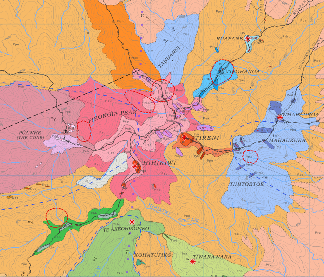 Pirongia geological map (poster version)