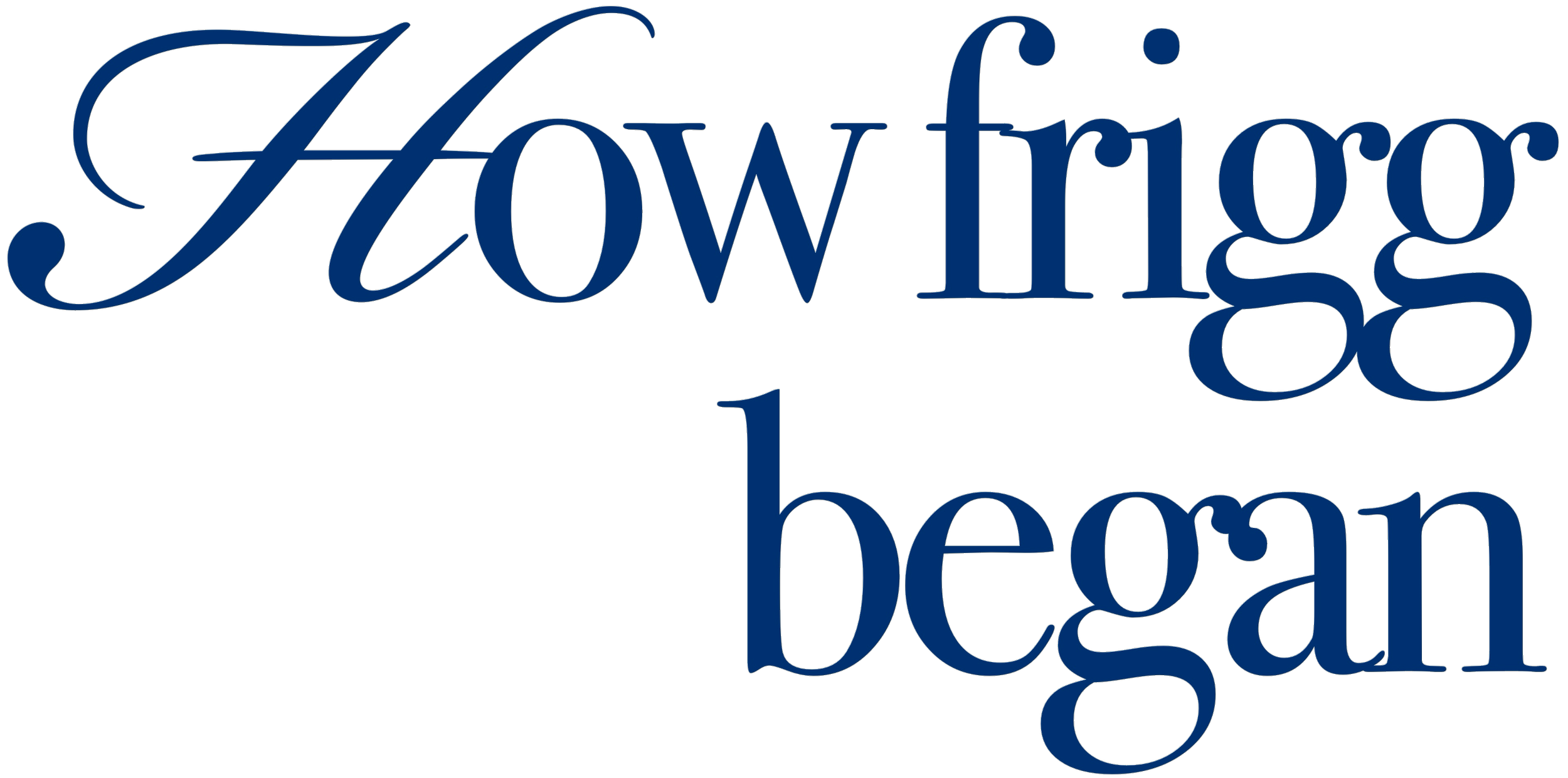 Wordcloud with the words 'Howtrigger', 'go', and 'head' in different sizes and fonts, in dark blue on a black background.