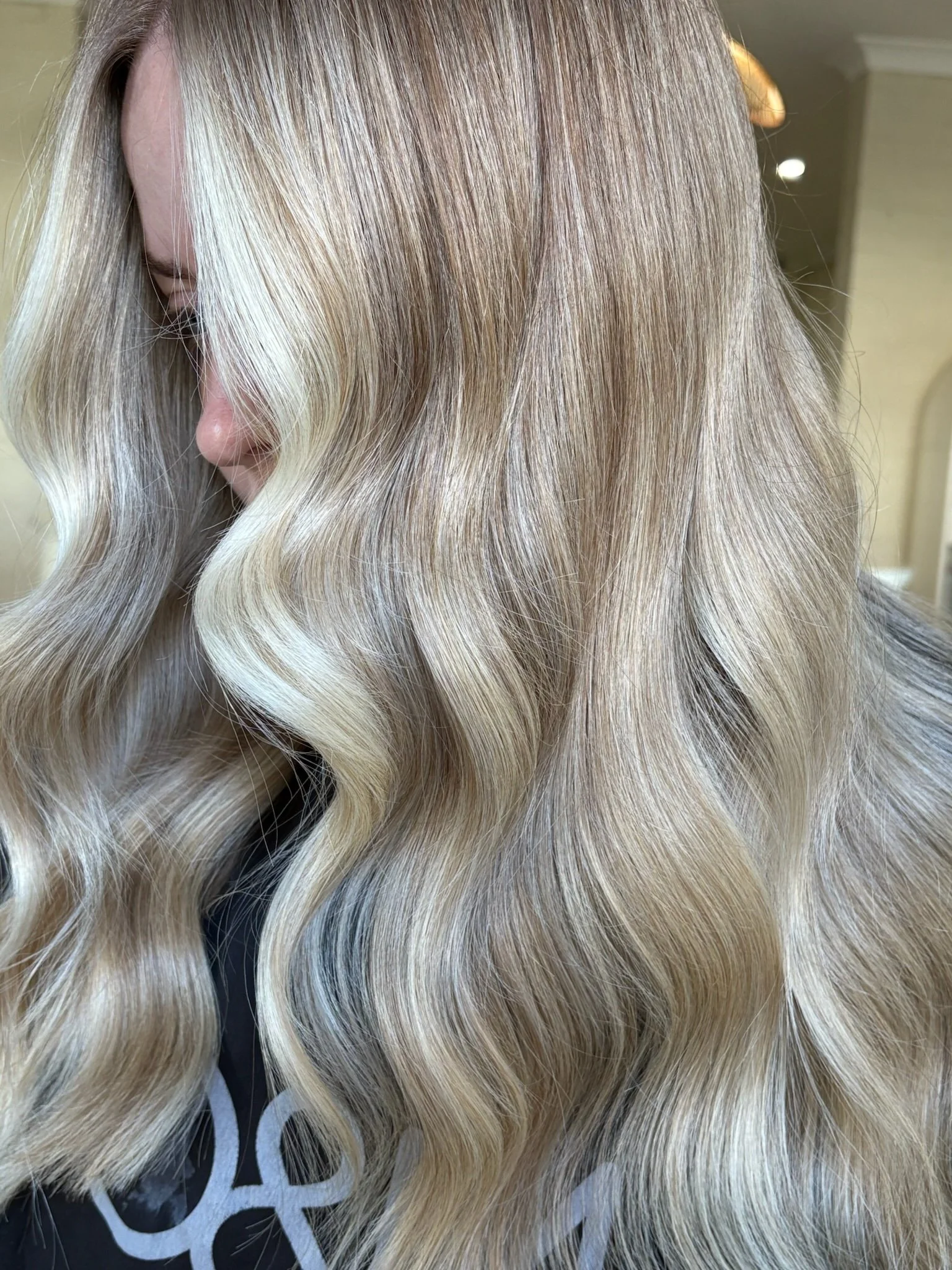 blonde hair