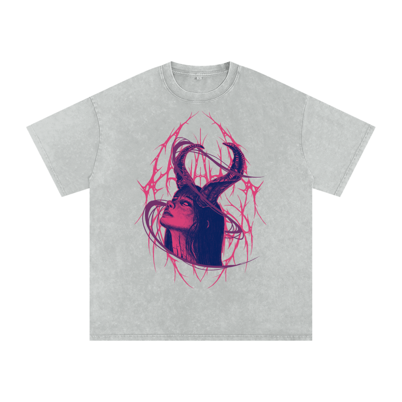 Gilded - Colourway Snow Washed Oversized Cotton T-Shirt