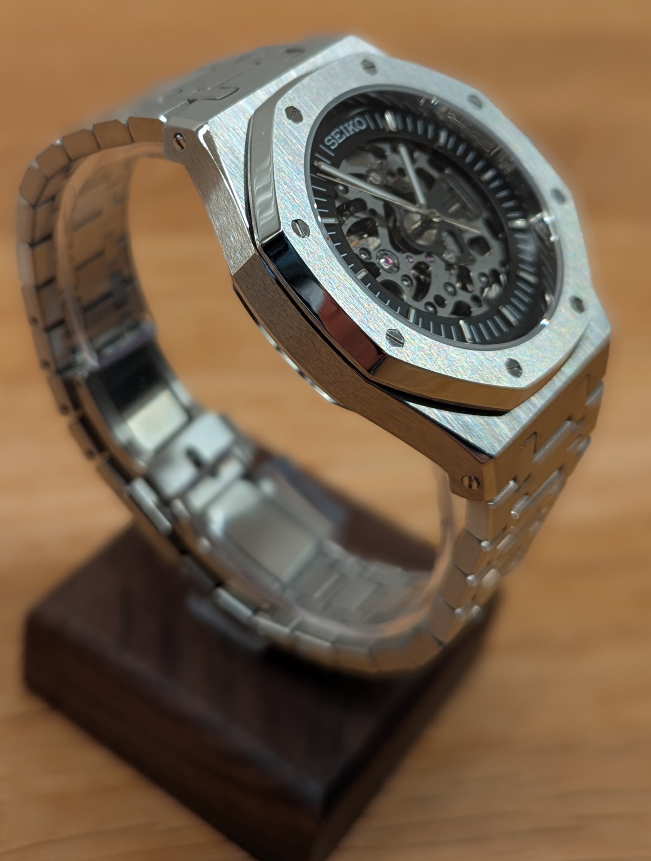 Royal Seikoak Seiko MOD watch with Skeleton Dial