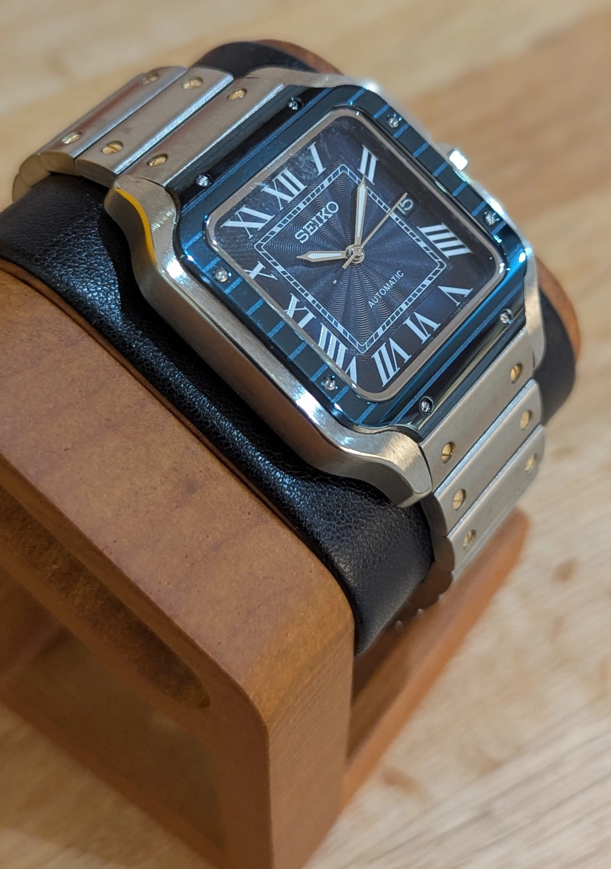 Custom Built Seiko MOD Santeiko automatic watch