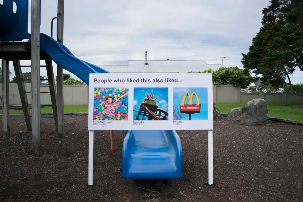 An art project forces people to consider online recommendations in the real world