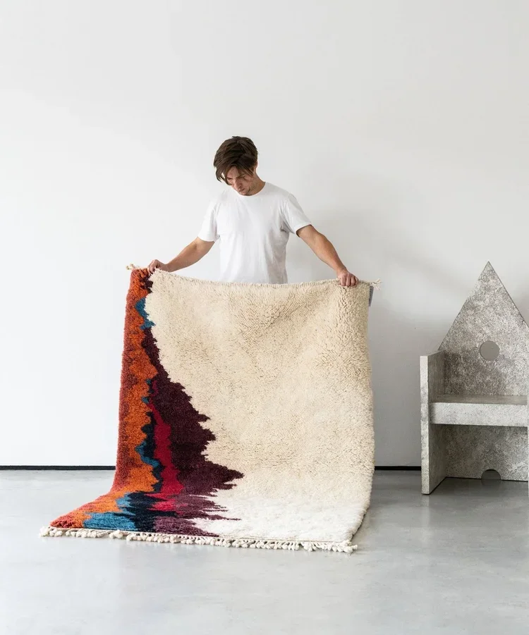 The piece is one of 5 and seeks to challenge our notion of luxury, craft and the handmade

Photography: Perry Graham