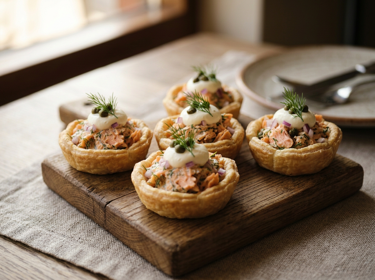Mini Salmon Tart