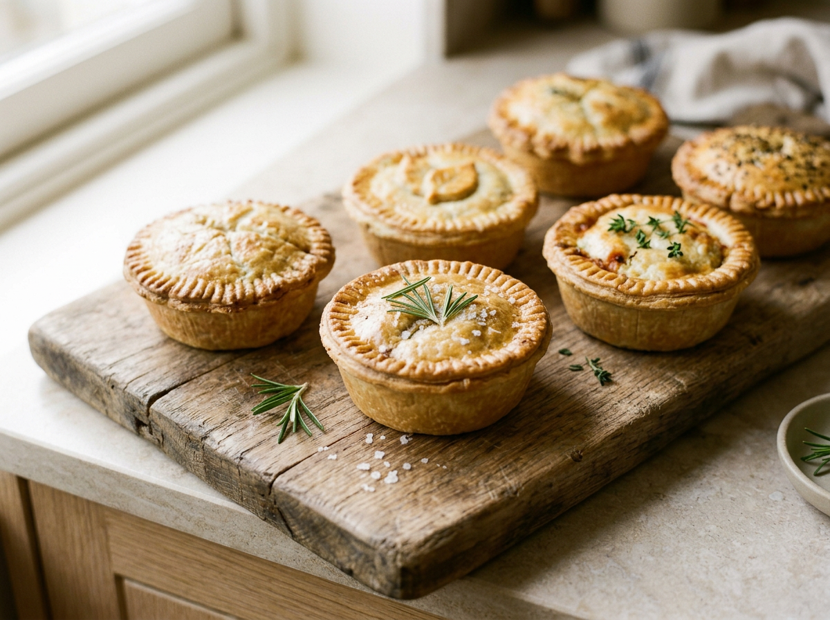 Mini Gourmet Chicken / Beef Pies
