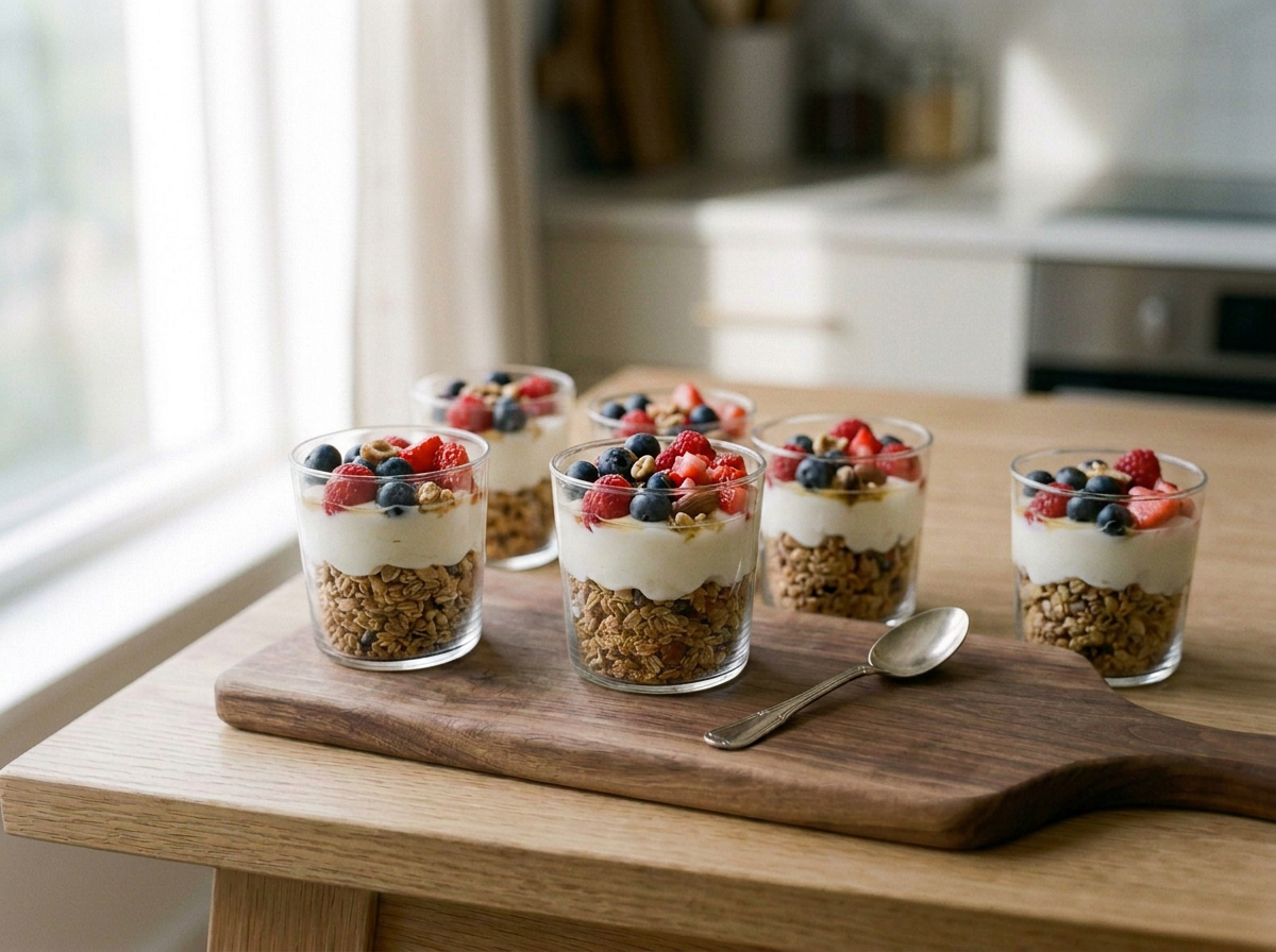 Granola Cup with Yoghurt & Berries