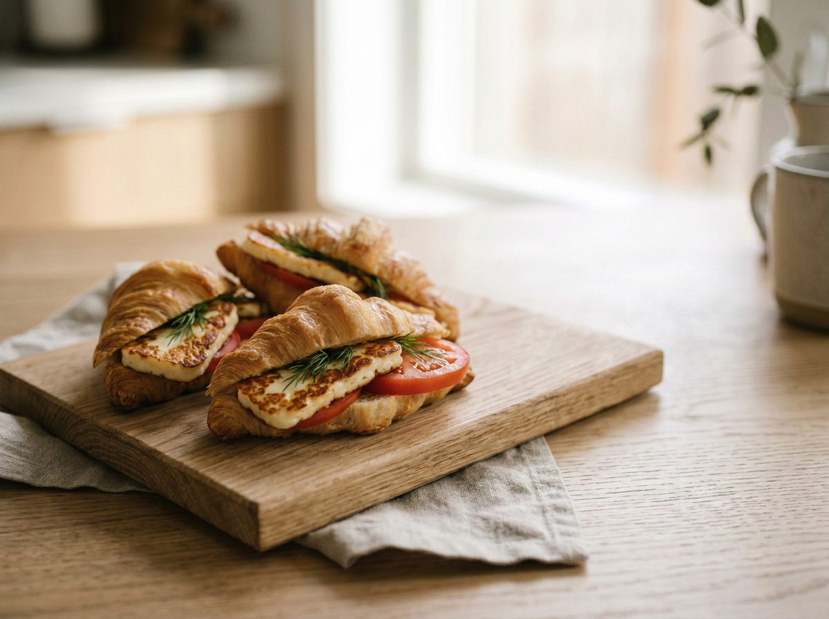 Haloumi, Rocket and Tomato