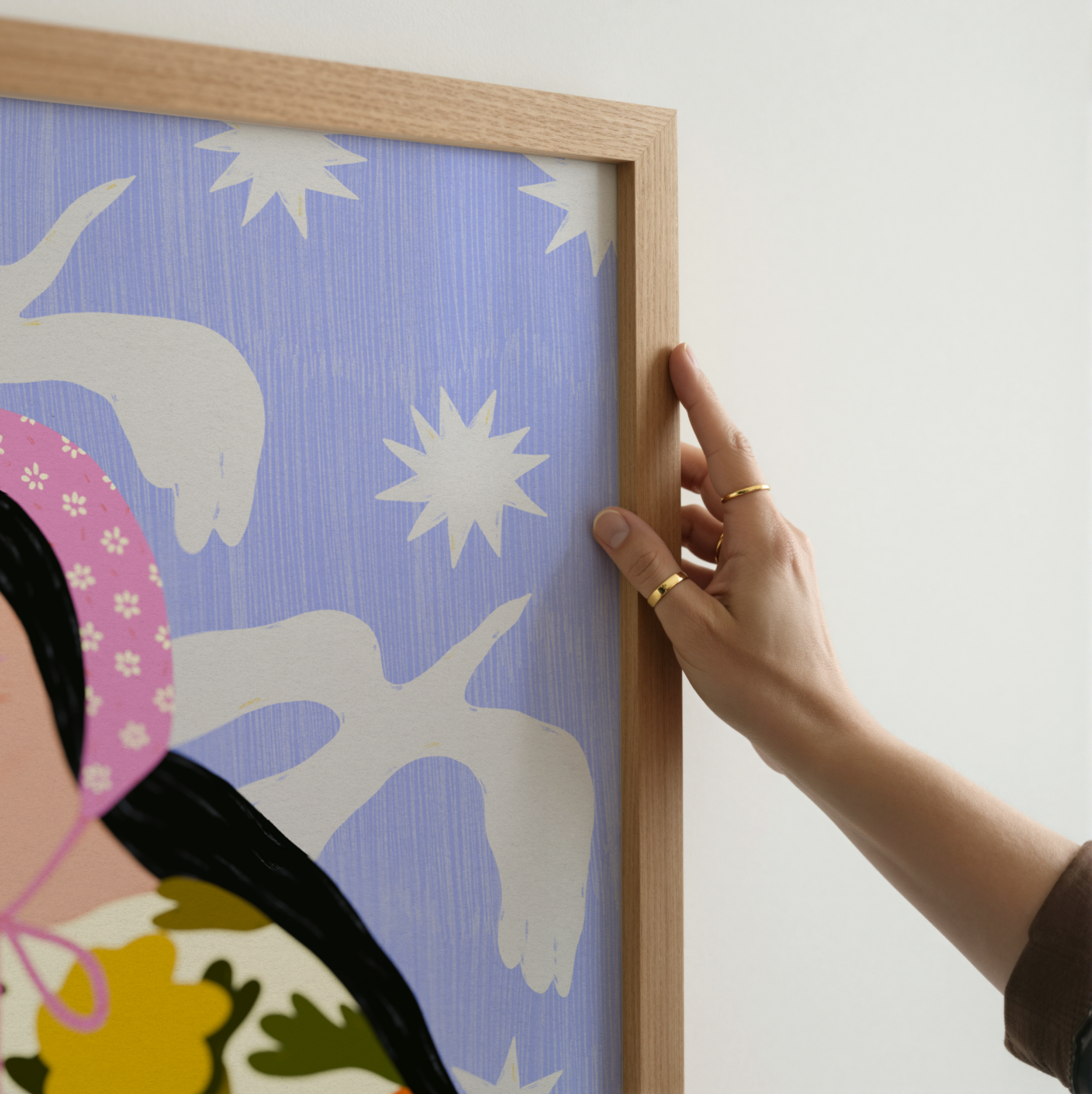 IN BLOOM GIRL & BIRDS KADNA FINE ART PRINT 4.png