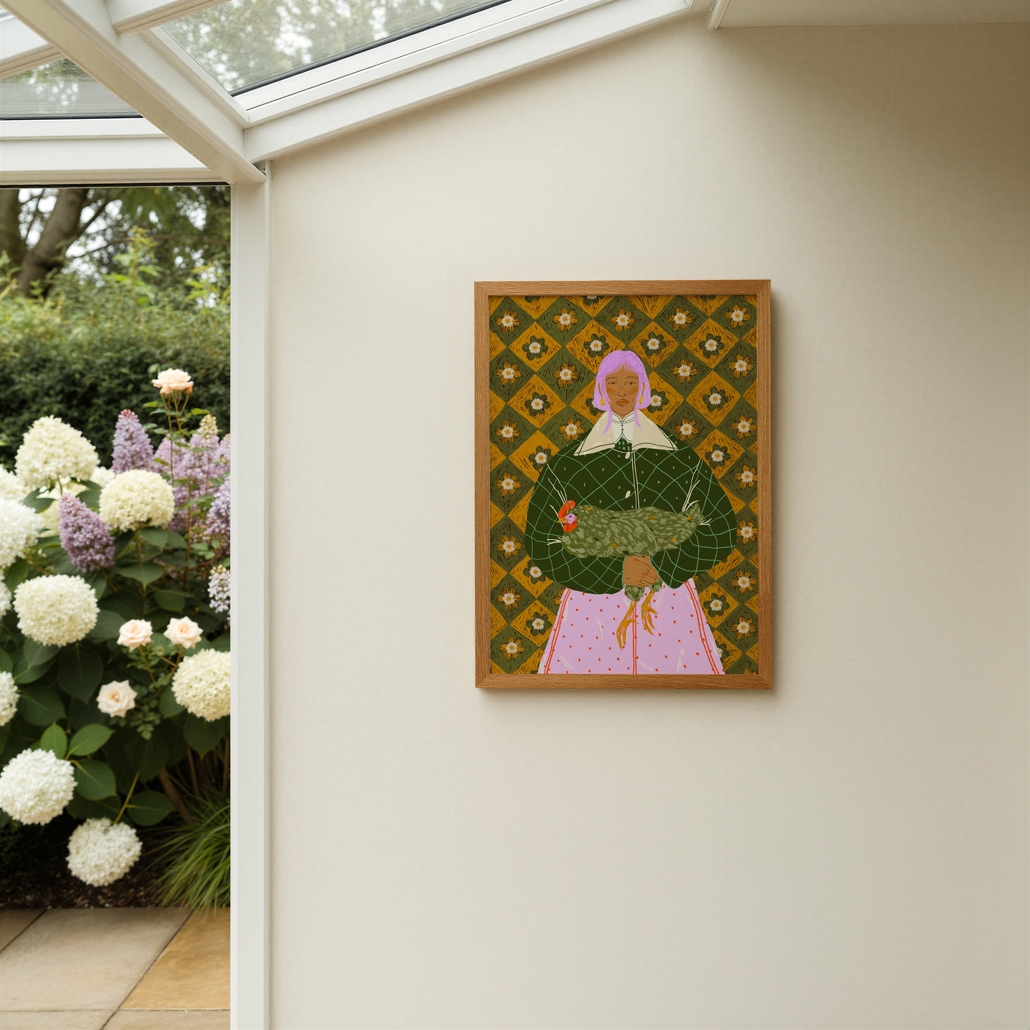 KADNA ANDA ILLUSTRATION X CHICKEN FRIENDS GICLEE FINE ART PRINT 1.png