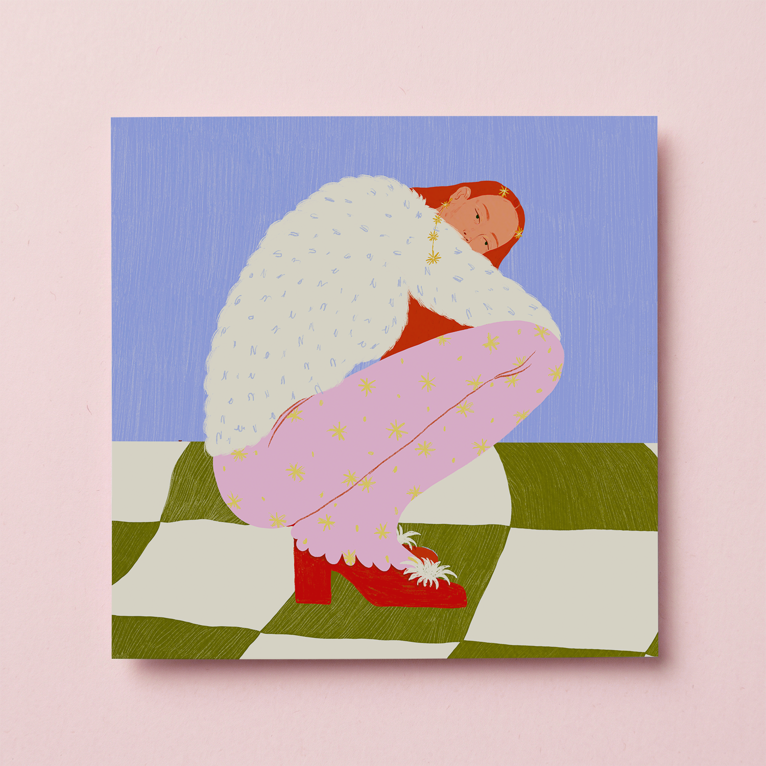 Resting Holiday Postcard
